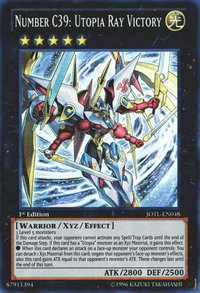 Number C39: Utopia Ray Victory [JOTL-EN048] Super Rare - POKÉ JEUX