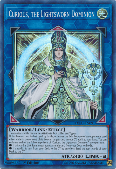 Curious, the Lightsworn Dominion [EXFO-EN091] Super Rare - POKÉ JEUX