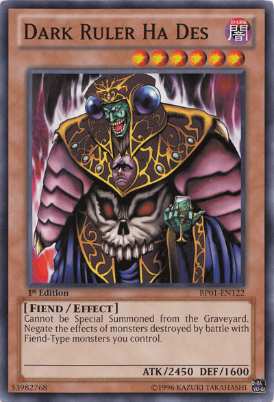 Dark Ruler Ha Des [BP01-EN122] Common - POKÉ JEUX