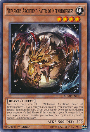 Nefarious Archfiend Eater of Nefariousness [SDMP-EN019] Common - POKÉ JEUX