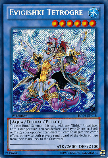 Evigishki Tetrogre [HA06-EN018] Secret Rare - POKÉ JEUX
