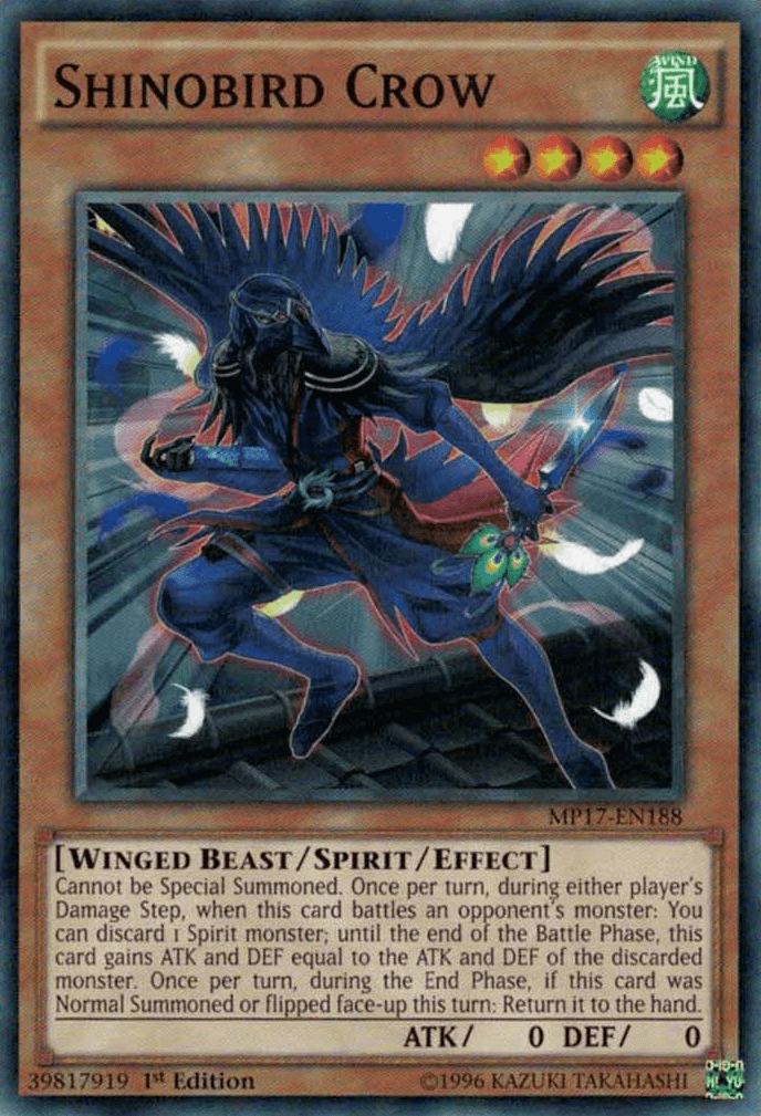 Shinobird Crow [MP17-EN188] Common - POKÉ JEUX