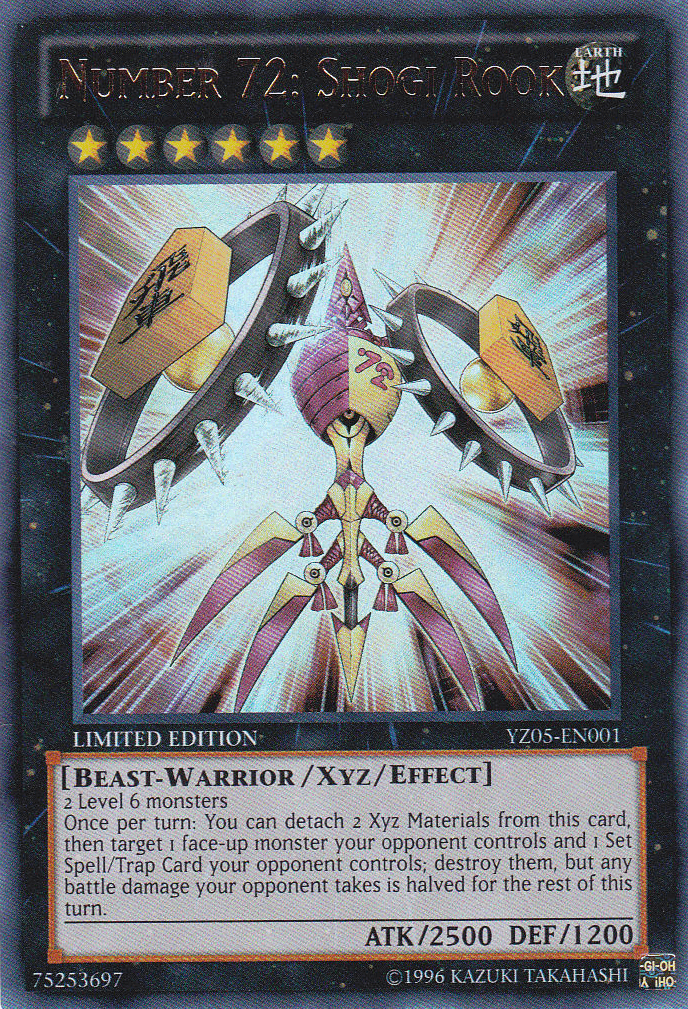 Number 72: Shogi Rook [YZ05-EN001] Ultra Rare - POKÉ JEUX