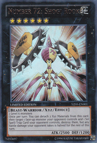 Number 72: Shogi Rook [YZ05-EN001] Ultra Rare - POKÉ JEUX