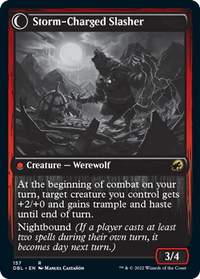 Reckless Stormseeker // Storm-Charged Slasher [Innistrad: Double Feature]