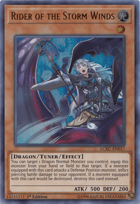 Rider of the Storm Winds [LCKC-EN017] Ultra Rare - POKÉ JEUX