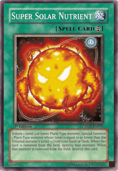 Super Solar Nutrient [CRMS-EN058] Common - POKÉ JEUX