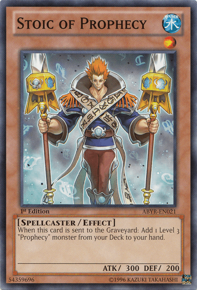 Stoic of Prophecy [ABYR-EN021] Common - POKÉ JEUX