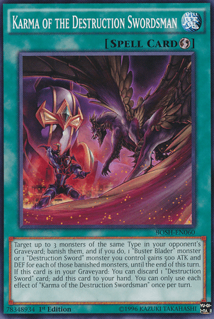 Karma of the Destruction Swordsman [BOSH-EN060] Common - POKÉ JEUX