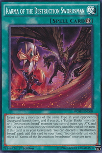 Karma of the Destruction Swordsman [BOSH-EN060] Common - POKÉ JEUX