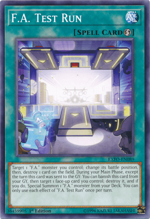 F.A. Test Run [EXFO-EN089] Common - POKÉ JEUX