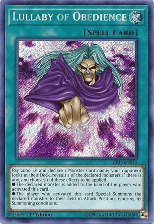Lullaby of Obedience [LCKC-EN042] Secret Rare - POKÉ JEUX