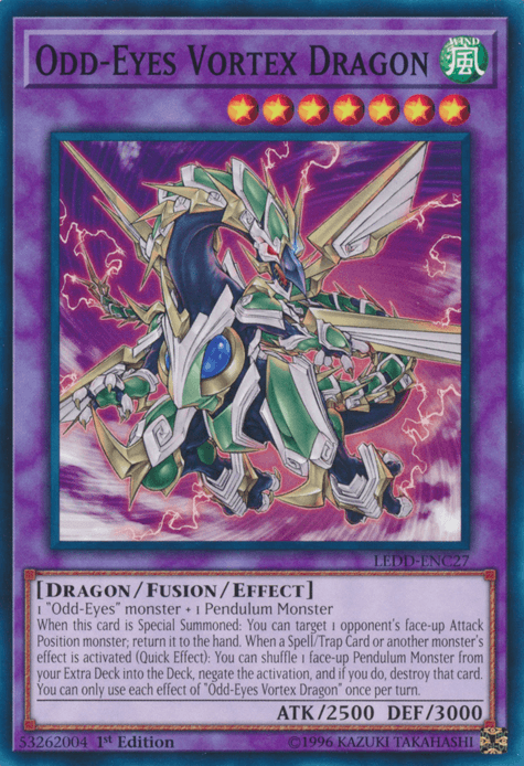 Odd-Eyes Vortex Dragon [LEDD-ENC27] Common - POKÉ JEUX