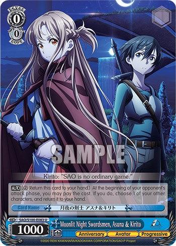 Moonlit Night Swordsmen, Asuna & Kirito [Sword Art Online Animation 10th Anniversary] - POKÉ JEUX