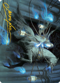 Patrician Geist Art Card (Gold-Stamped Signature) [Innistrad: Midnight Hunt Art Series]