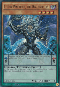 Lector Pendulum, the Dracoverlord [MP17-EN014] Ultra Rare - POKÉ JEUX