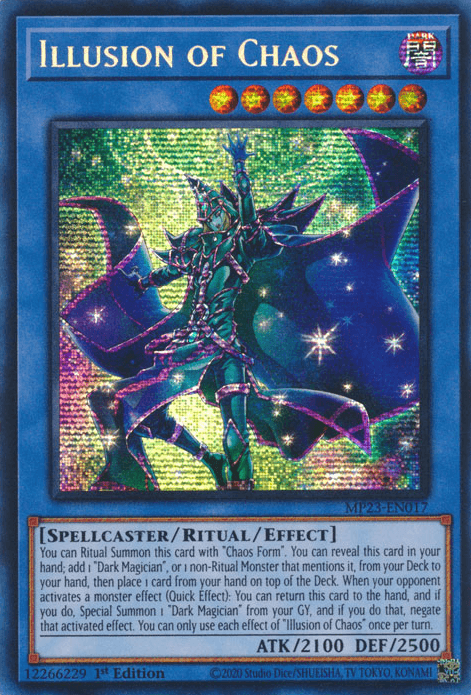 Illusion of Chaos [MP23-EN017] Prismatic Secret Rare - POKÉ JEUX
