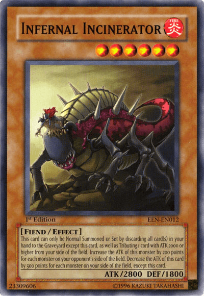 Infernal Incinerator [EEN-EN012] Common - POKÉ JEUX