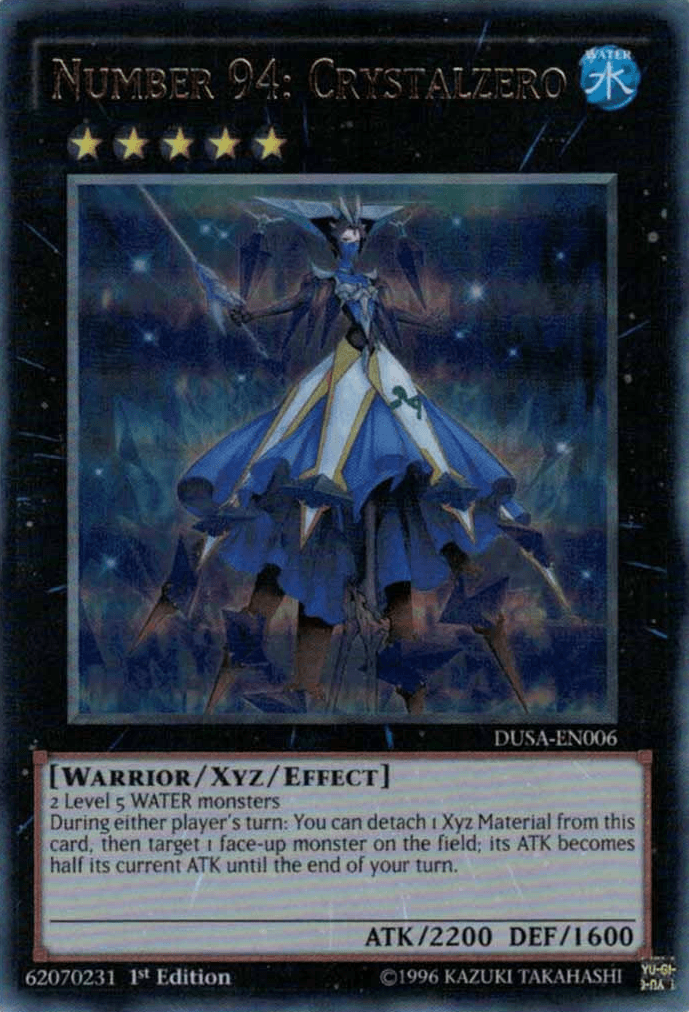 Number 94: Crystalzero [DUSA-EN006] Ultra Rare - POKÉ JEUX