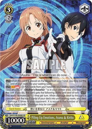 Piling Up Emotions, Asuna & Kirito [Sword Art Online Animation 10th Anniversary] - POKÉ JEUX