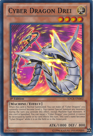 Cyber Dragon Drei [SDCR-EN002] Super Rare - POKÉ JEUX