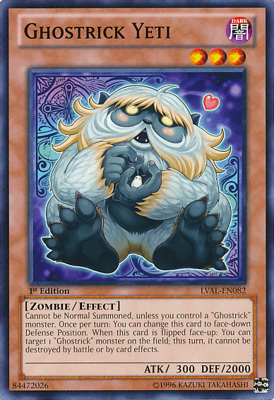 Ghostrick Yeti [LVAL-EN082] Common - POKÉ JEUX