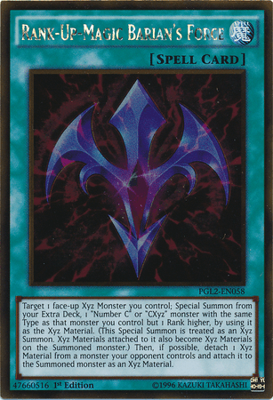 Rank-Up-Magic Barian's Force [PGL2-EN058] Gold Rare - POKÉ JEUX