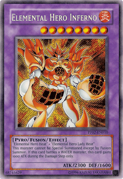 Elemental Hero Inferno [PP02-EN010] Secret Rare - POKÉ JEUX