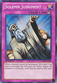 Solemn Judgment [LCJW-EN182] Secret Rare - POKÉ JEUX