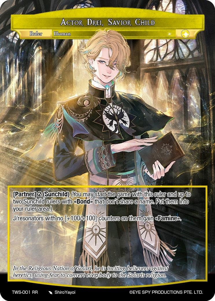 Actor Drei, Savior Child (TWS-001 RR) [The War of the Suns] - POKÉ JEUX