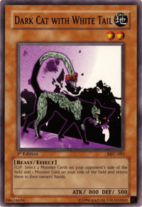 Dark Cat with White Tail [MFC-083] Common - POKÉ JEUX