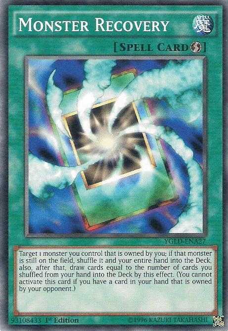 Monster Recovery [YGLD-ENA27] Common - POKÉ JEUX