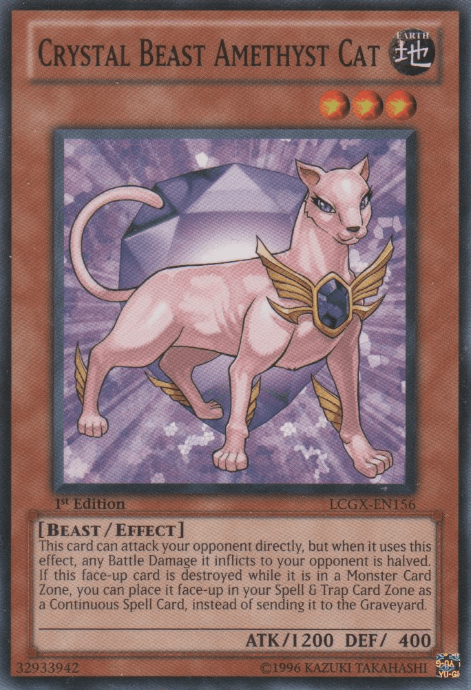 Crystal Beast Amethyst Cat [LCGX-EN156] Common - POKÉ JEUX