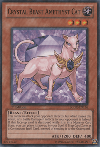 Crystal Beast Amethyst Cat [LCGX-EN156] Common - POKÉ JEUX