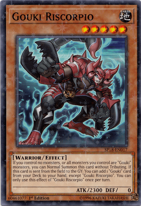 Gouki Riscorpio [SP18-EN017] Starfoil Rare - POKÉ JEUX