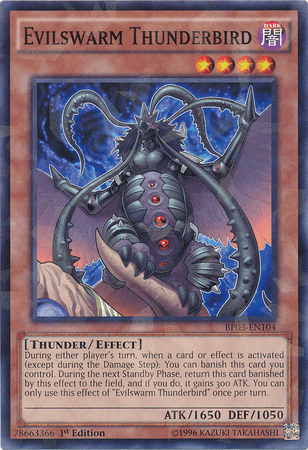 Evilswarm Thunderbird [BP03-EN104] Shatterfoil Rare - POKÉ JEUX