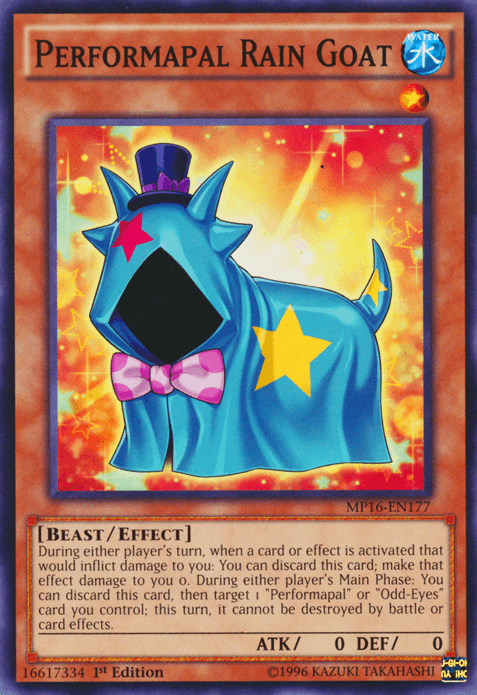 Performapal Rain Goat [MP16-EN177] Common - POKÉ JEUX