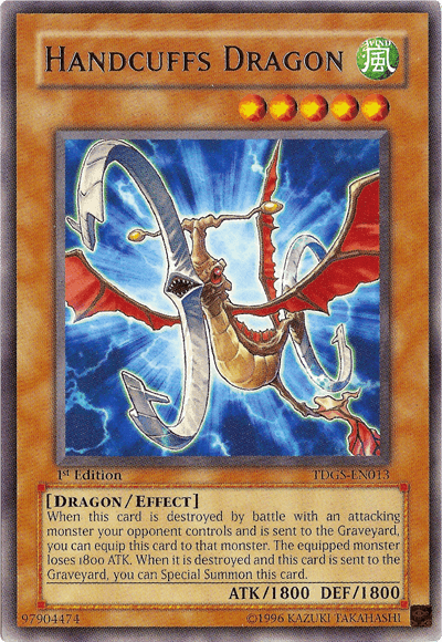 Handcuffs Dragon [TDGS-EN013] Rare - POKÉ JEUX