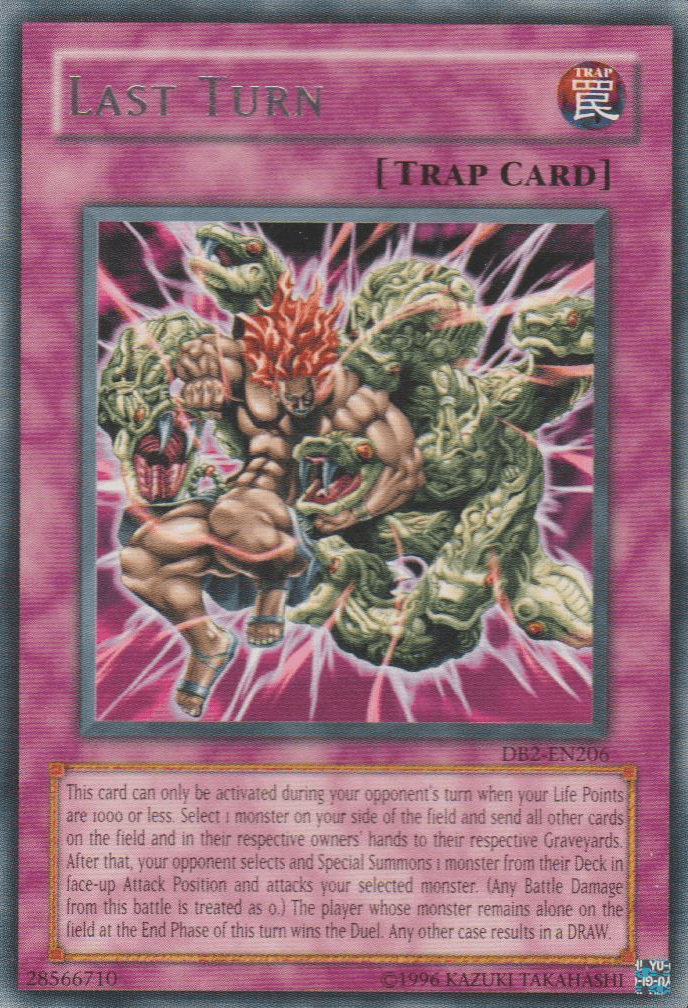 Last Turn [DB2-EN206] Rare - POKÉ JEUX