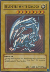 Dragon blanc aux yeux bleus [SDK-E001] Ultra rare 