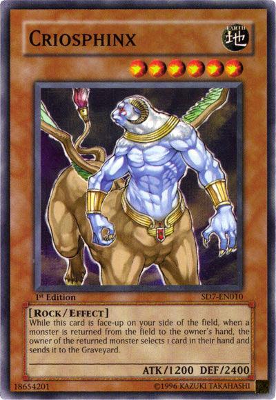 Criosphinx [SD7-EN010] Common - POKÉ JEUX