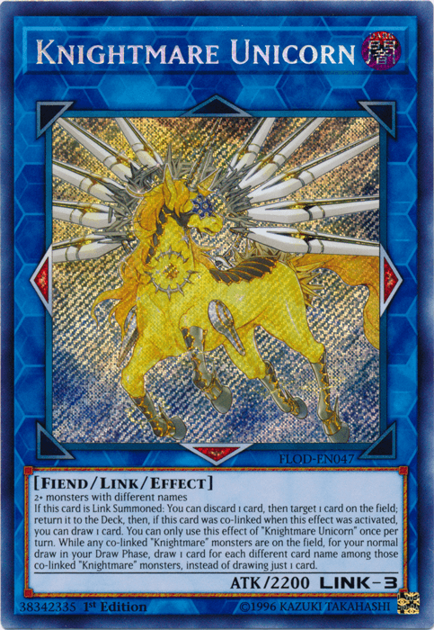 Knightmare Unicorn [FLOD-EN047] Secret Rare - POKÉ JEUX