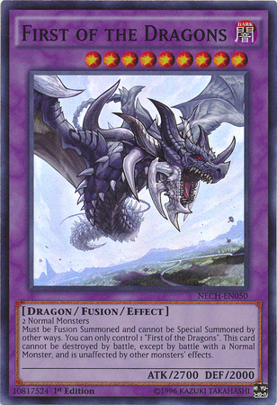 First of the Dragons [NECH-EN050] Super Rare - POKÉ JEUX