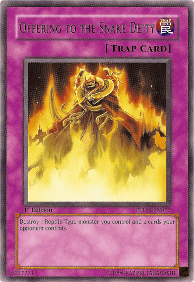 Offering to the Snake Deity [PTDN-EN077] Rare - POKÉ JEUX