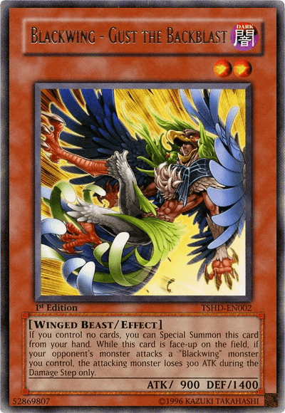 Blackwing - Gust the Backblast [TSHD-EN002] Rare - POKÉ JEUX