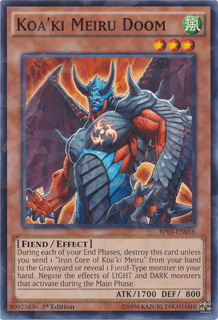 Koa'ki Meiru Doom [BP03-EN058] Shatterfoil Rare - POKÉ JEUX