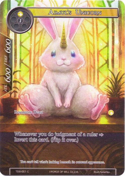 Aimul's Unicorn // Aimul's Twisted Beast (Full Art) (TSW-001) [The Time Spinning Witch] - POKÉ JEUX