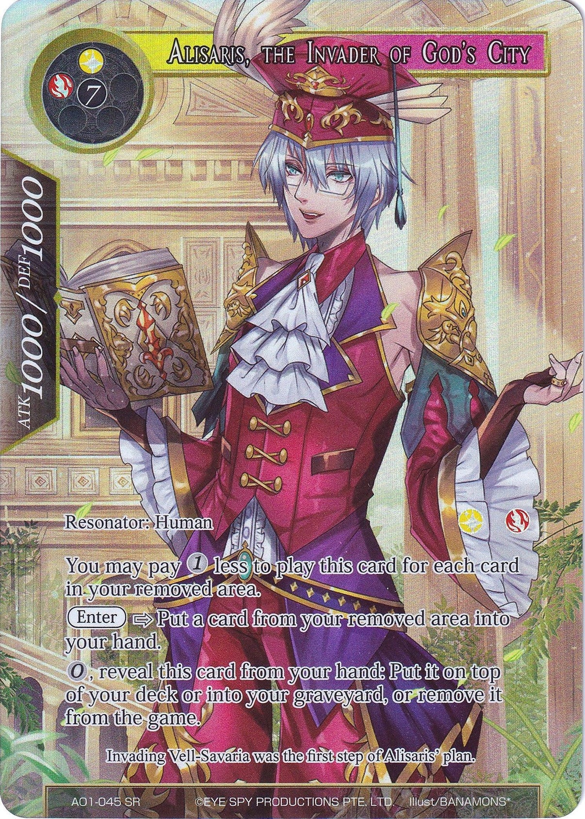 Alisaris, the Invader of God's City (Full Art) (AO1-045) [Alice Origin] - POKÉ JEUX