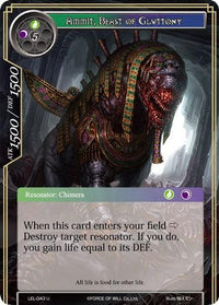 Ammit, Beast of Gluttony (LEL-043) [Legacy Lost] - POKÉ JEUX
