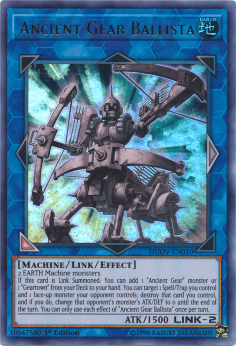 Ancient Gear Ballista [DUOV-EN010] Ultra Rare - POKÉ JEUX